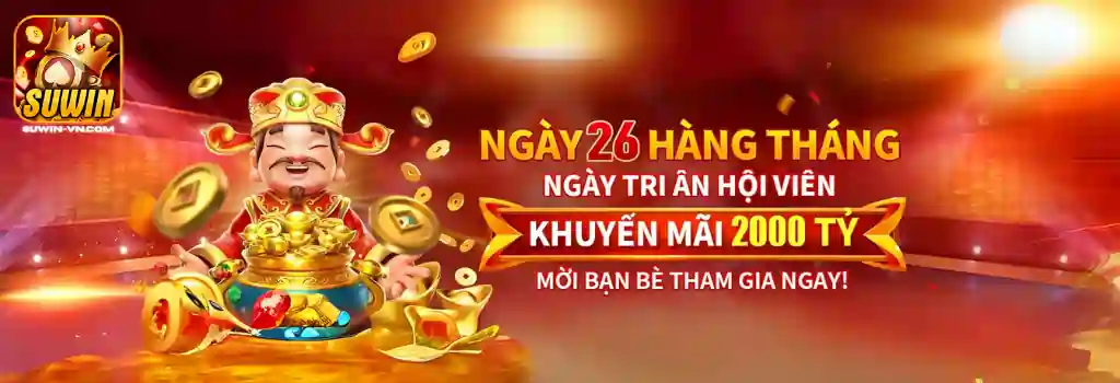 Khuyến Mãi SUWIN – Nhận Thưởng Hấp Dẫn Ngay Từ Đầu